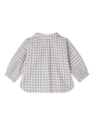 Camicia per neonato Bonpoint bianco con motivo a quadri W05YSHW00003 374C BONPOINT KIDS 