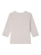 T-shirt per neonato Bonpoint beige con stampa ferro di cavallo W05YTSK00002 160A BONPOINT KIDS 