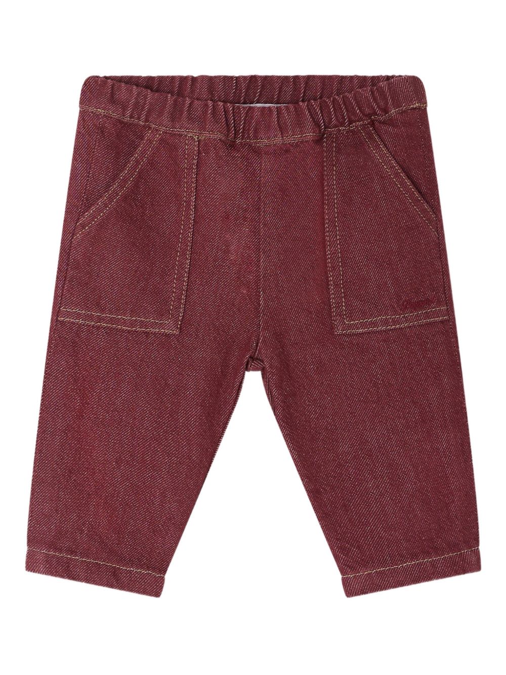 Pantaloni per neonato Bonpoint Thursday borgogna con vita elasticizzata W05ZPAW00001 052A BONPOINT KIDS 