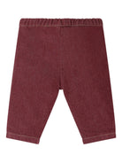 Pantaloni per neonato Bonpoint Thursday borgogna con vita elasticizzata W05ZPAW00001 052A BONPOINT KIDS 