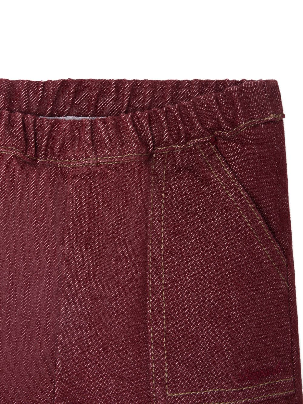Pantaloni per neonato Bonpoint Thursday borgogna con vita elasticizzata W05ZPAW00001 052A BONPOINT KIDS 