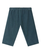 Pantaloni per neonato Bonpoint Dandy verde a coste con vita elasticizzata W05ZPAW00005 043 BONPOINT KIDS 