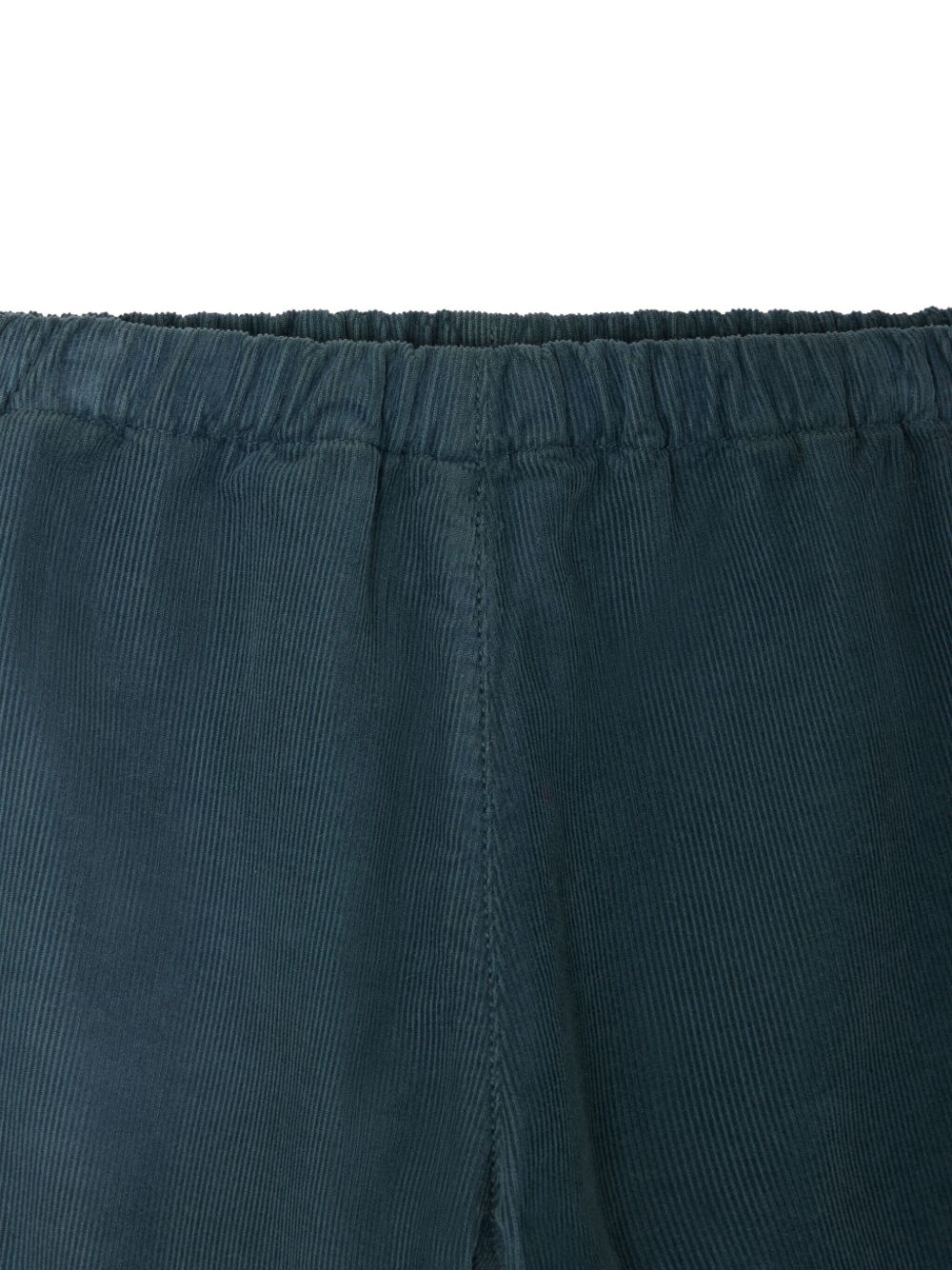 Pantaloni per neonato Bonpoint Dandy verde a coste con vita elasticizzata W05ZPAW00005 043 BONPOINT KIDS 