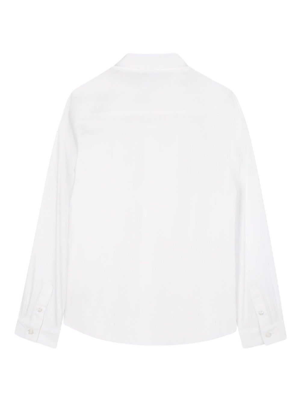 Camicia per bambino BOSS Kids bianca con chiusura con zip J52319 10P BOSS KIDS 