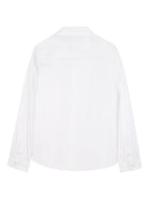 Camicia per bambino BOSS Kids bianca con chiusura con zip J52319 10P BOSS KIDS 