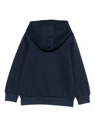 Felpa per bambino Boss Kids blu con logo sul davanti J52351 849 BOSS KIDS 