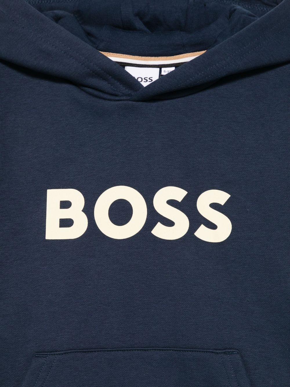 Felpa per bambino Boss Kids blu con logo sul davanti J52351 849 BOSS KIDS 