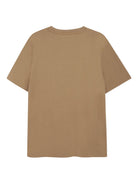 T-shirt per bambino BOSS Kids marrone con stampa logo J52366 269 BOSS KIDS 