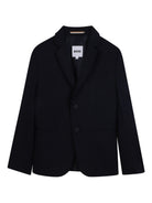 Blazer monopetto per bambino BOSS Kids blu con revers classici J52382 862 BOSS KIDS 