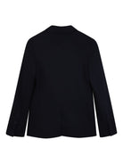 Blazer monopetto per bambino BOSS Kids blu con revers classici J52382 862 BOSS KIDS 
