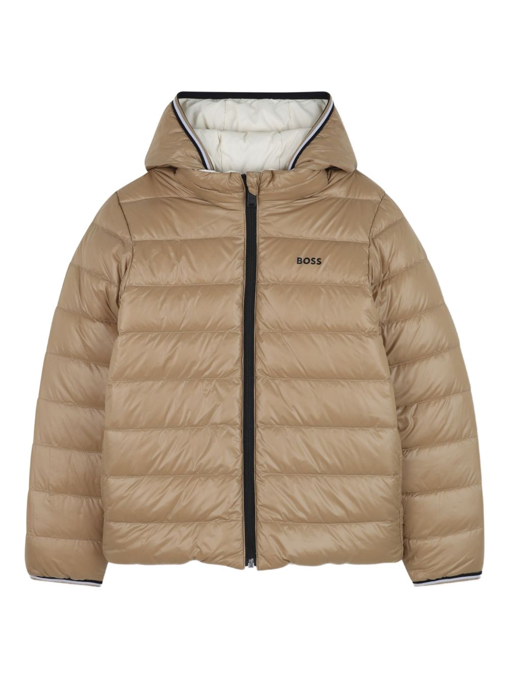 Giubbino per bambino Boss Kids beige con design reversibile J52398 21C BOSS KIDS 