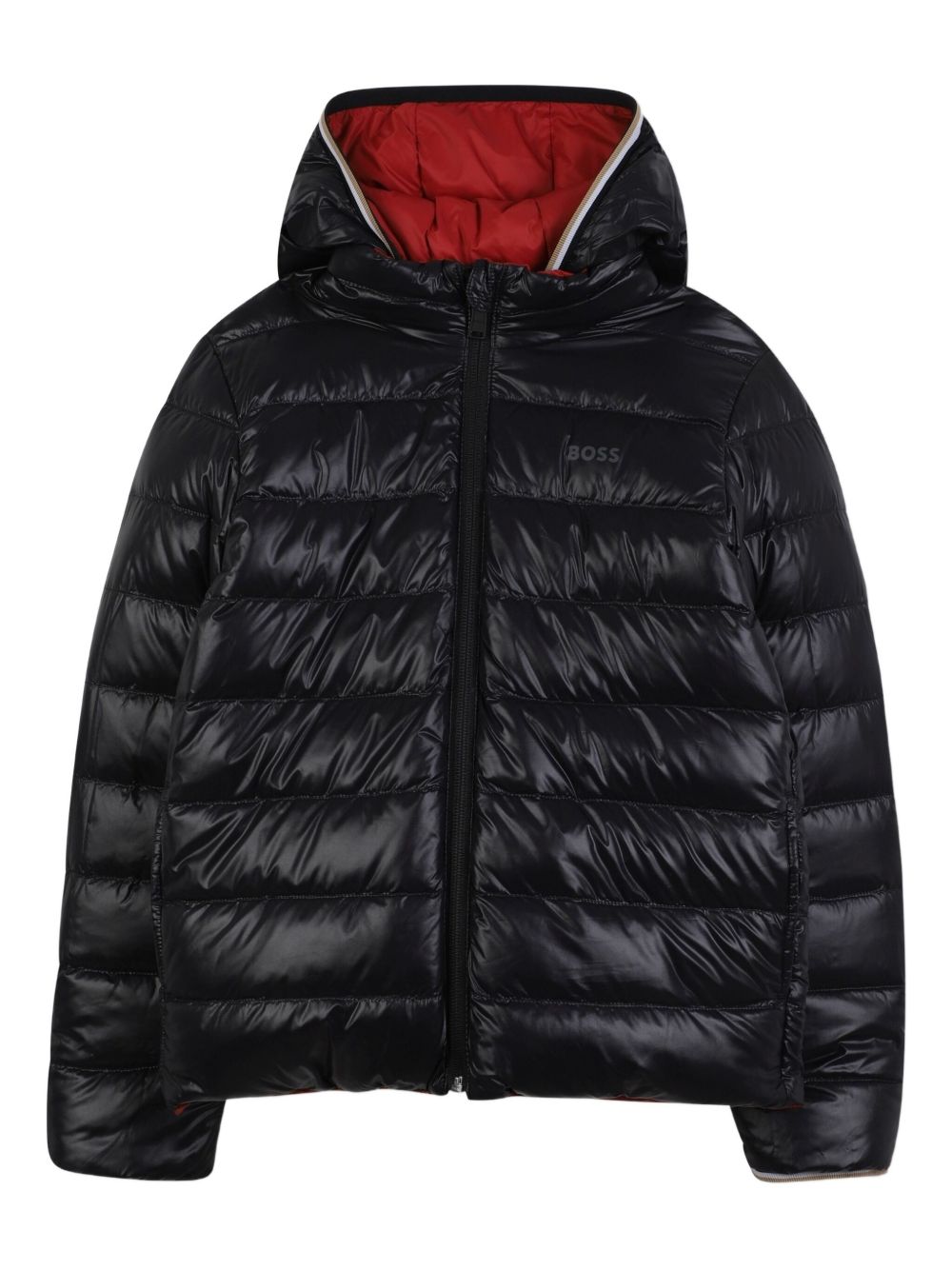 Giubbino reversibile per bambino Boss Kids rosso con dettaglio logo J52398 96D BOSS KIDS 