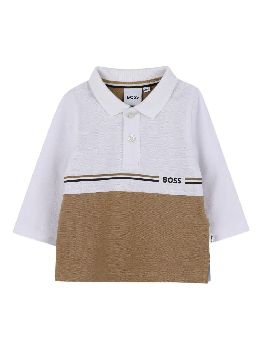 Polo per neonato Boss Kids multicolore con logo del brand J52456 269 BOSS KIDS 