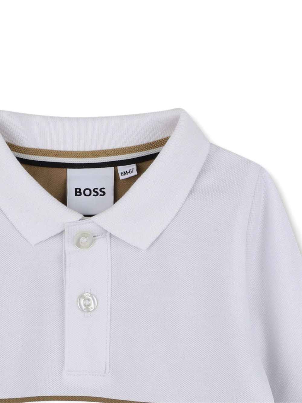 Polo per neonato Boss Kids multicolore con logo del brand J52456 269 BOSS KIDS 