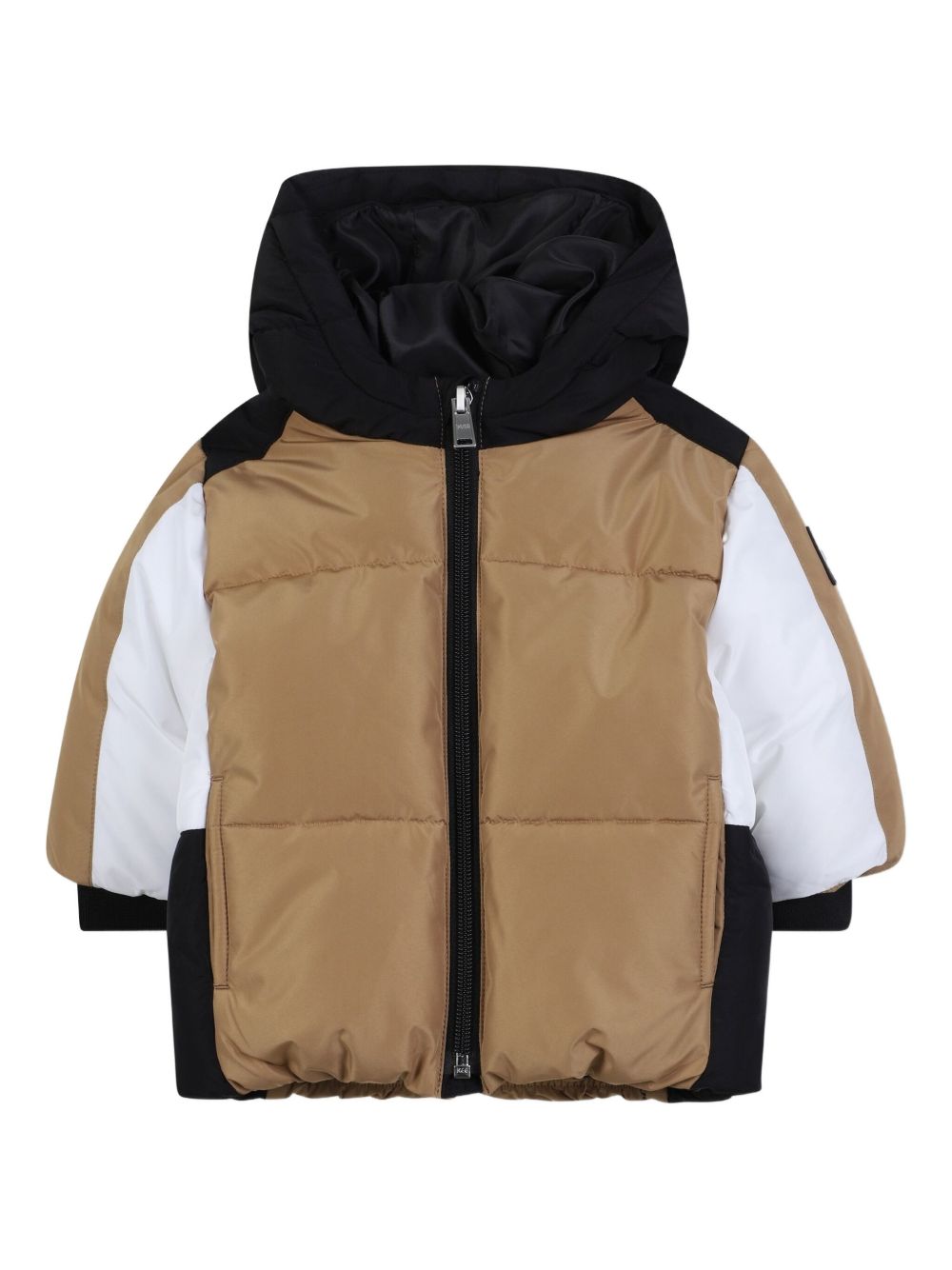Giubbino per neonato Boss Kids marrone con design color-block J52477 269 BOSS KIDS 