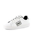 Sneakers per bambino BOSS Kids bianche con dettaglio con placca con logo J52554 10P BOSS KIDS 