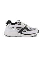 Sneakers per bambino Boss Kids bianche con inserti in rete J52570 10P BOSS KIDS 