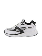 Sneakers per bambino Boss Kids bianche con inserti in rete J52570 10P BOSS KIDS 