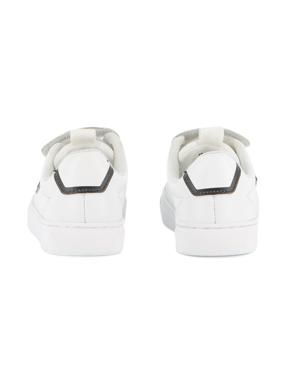 Sneakers per bambino BOSS Kids bianche con applicazione con logo J52573 10P BOSS KIDS 