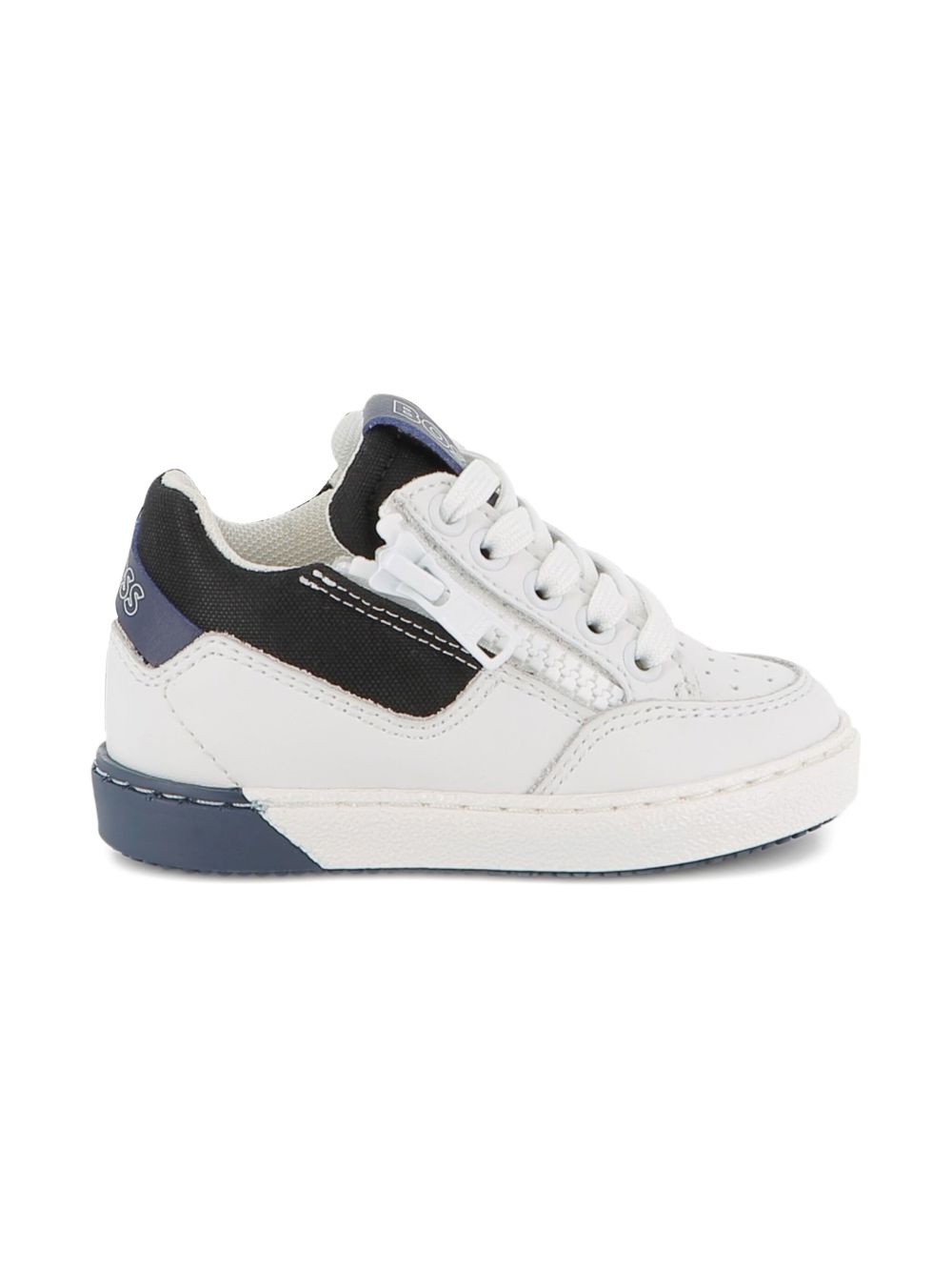 Sneakers per bambino BOSS Kids bianche con design a inserti J52580 10P BOSS KIDS 