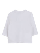T-shirt per neonato Boss Kids bianco con stampa logo sul davanti J52715 10P BOSS KIDS 
