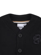 Cardigan per neonato BOSS Kidswear nero con bottoni J52722 09B BOSS KIDS 