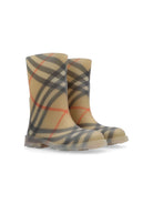 Stivaletti Marsh Check per bambina Burberry Kids beige con caratteristico motivo a quadri 8089242 B9368 BURBERRY KIDS 