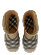 Stivaletti Marsh Check per bambina Burberry Kids beige con caratteristico motivo a quadri 8089242 B9368 BURBERRY KIDS 