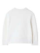 Maglione per bambina Burberry Kids bianco Thomas Bear 8108468 A1464 BURBERRY KIDS 