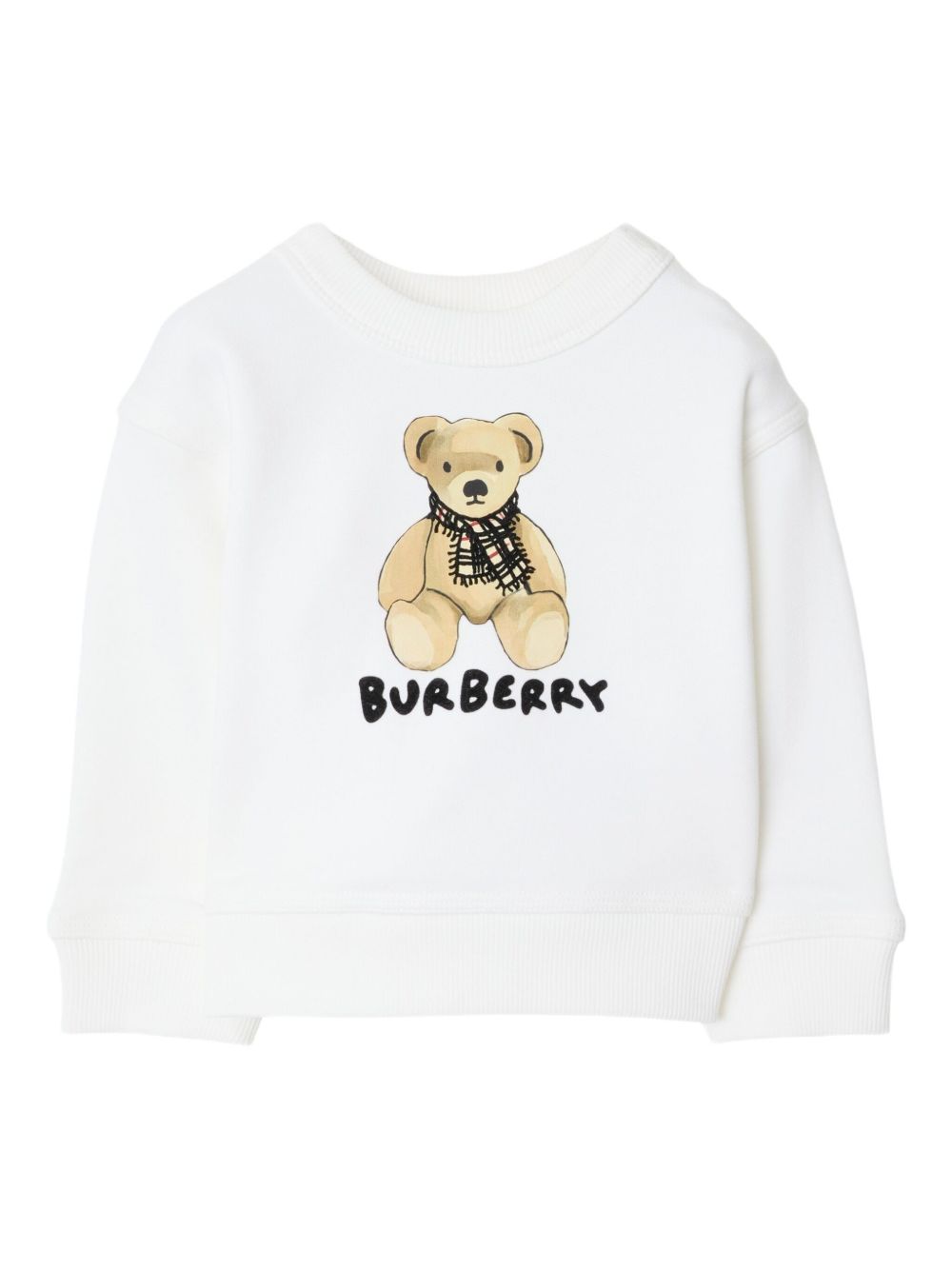 Maglione per neonata Burberry Kids bianco Thomas Bear 8108918 A1464 BURBERRY KIDS 