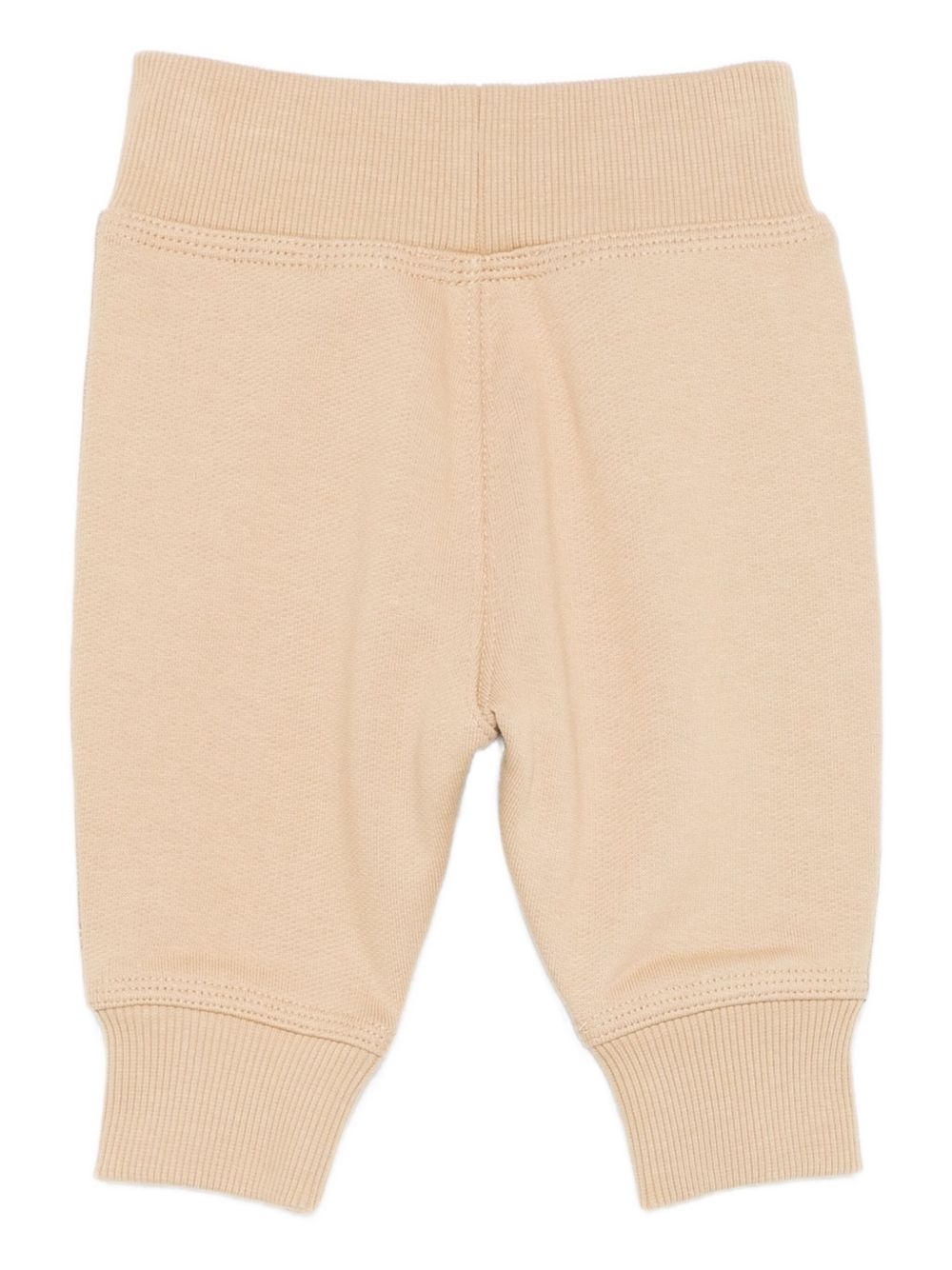 Pantaloni sportivi per neonati Burberry Kids beige con fettuccia Burberry Check 8112568 B9719 BURBERRY KIDS 