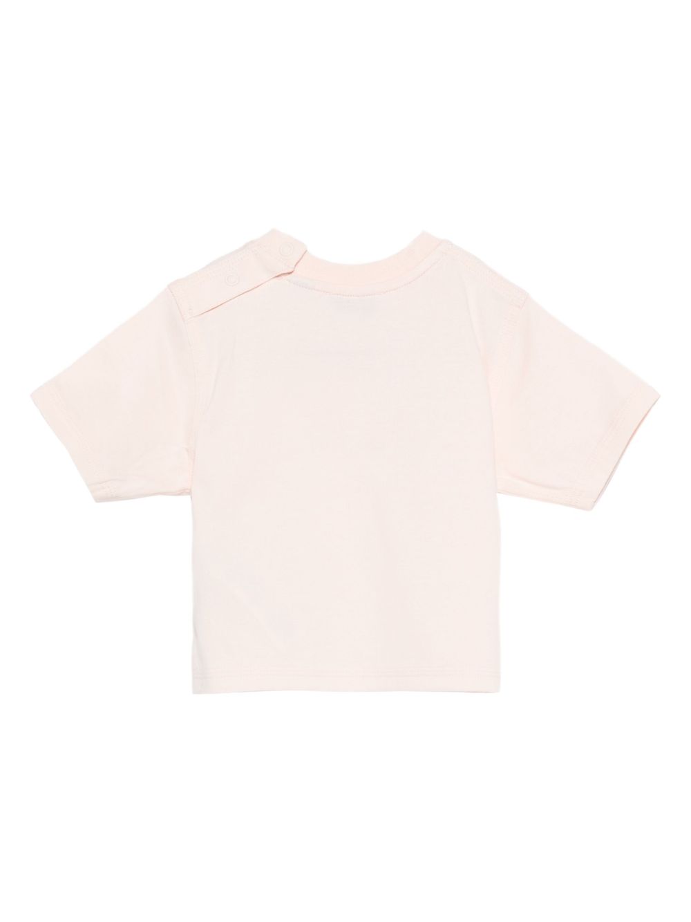 T-shirt per neonata Burberry Kids rosa con stampa con ombrelli 8112602 A4651 BURBERRY KIDS 