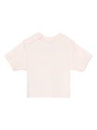 T-shirt per neonata Burberry Kids rosa con stampa con ombrelli 8112602 A4651 BURBERRY KIDS 