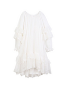 Abito per bambina Chloé Kids bianco con ruches C20612 117 CHLOE' KIDS 
