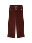 Pantaloni per bambina Chloé Kids rossi con vita elasticizzata con coulisse C20629 958 CHLOE' KIDS 