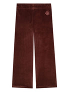 Pantaloni per bambina Chloé Kids rossi con vita elasticizzata con coulisse C20629 958 CHLOE' KIDS 