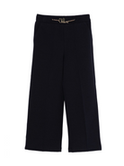 Pantaloni per bambina Chloé Kids blu con dettaglio a catena C20630 859 CHLOE' KIDS 