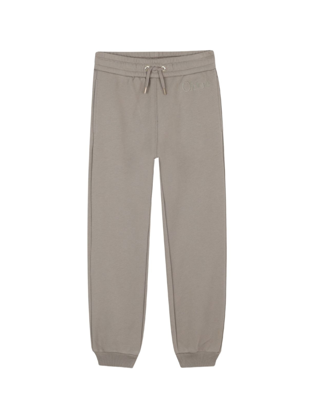 Pantaloni sportivi per bambina Chloé Kids grigi con vita alta elasticizzata C20631 63A CHLOE' KIDS 