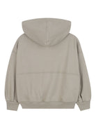 Felpa per bambina Chloé Kids grigia con zip e cappuccio C20637 63A CHLOE' KIDS 