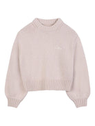 Maglione per bambina Chloé Kids beige crop C20644 257 CHLOE' KIDS 