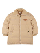 Giubbino per bambina Chloé Kids beige con applicazione con logo C20663 231 CHLOE' KIDS 