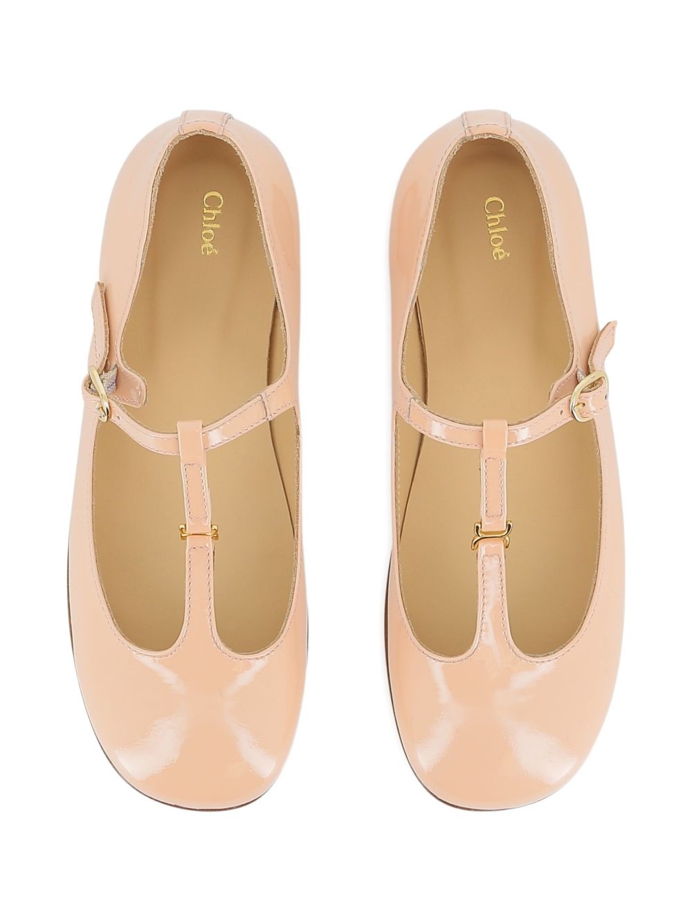 Ballerine per bambina Chloé Kids rosa con cinturino a T C20699 46J CHLOE' KIDS 