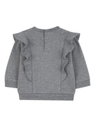 Felpa per bambina Chloé Kids grigia con stampa con logo C20705 A46 CHLOE' KIDS 