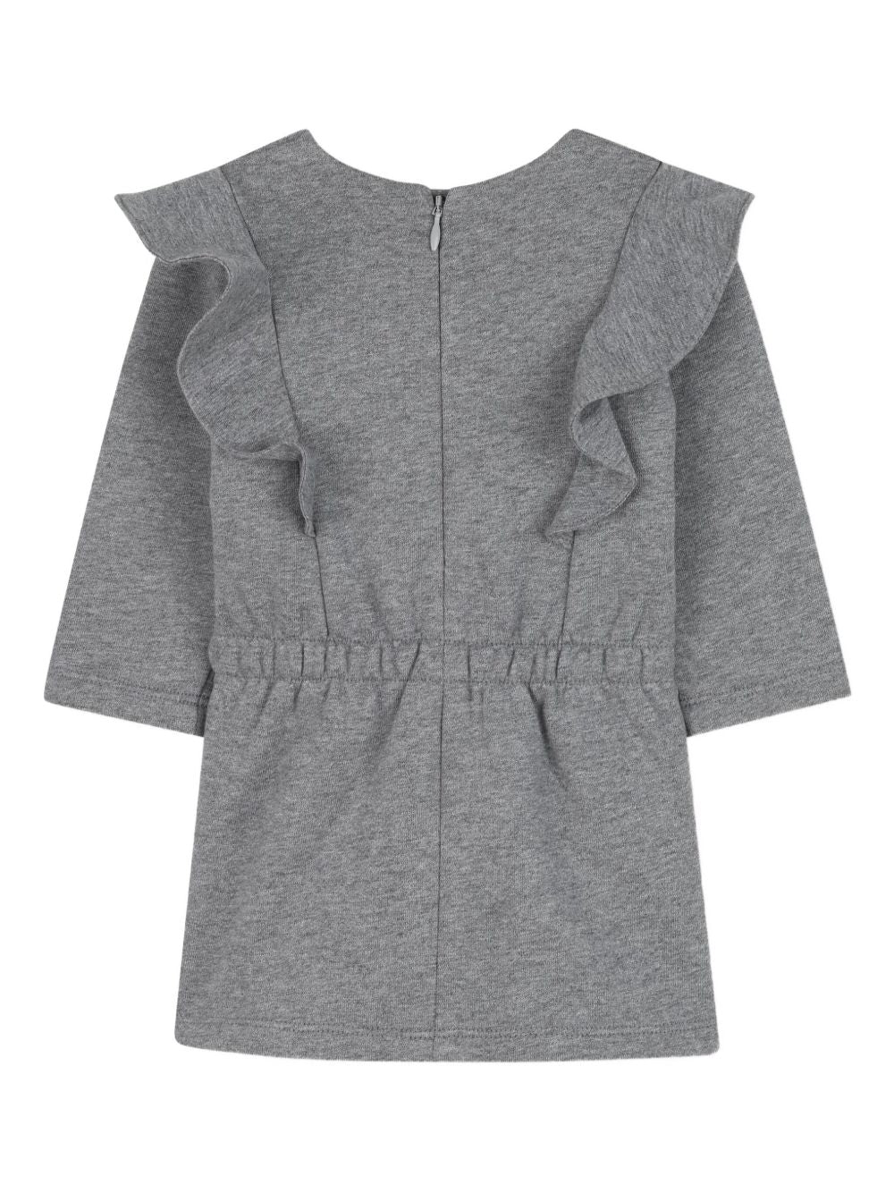 Abito per neonata Chloé Kids grigio con stampa con logo C20712 A46 CHLOE' KIDS 
