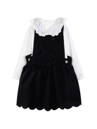 Abito per neonata Chloé Kids blu con colletto arricciato C20716 N68 CHLOE' KIDS 