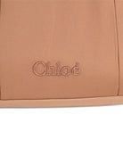 Borsa fasciatoio per neonati Chloé Kids beige con dettaglio logo C20764 244 CHLOE' KIDS 