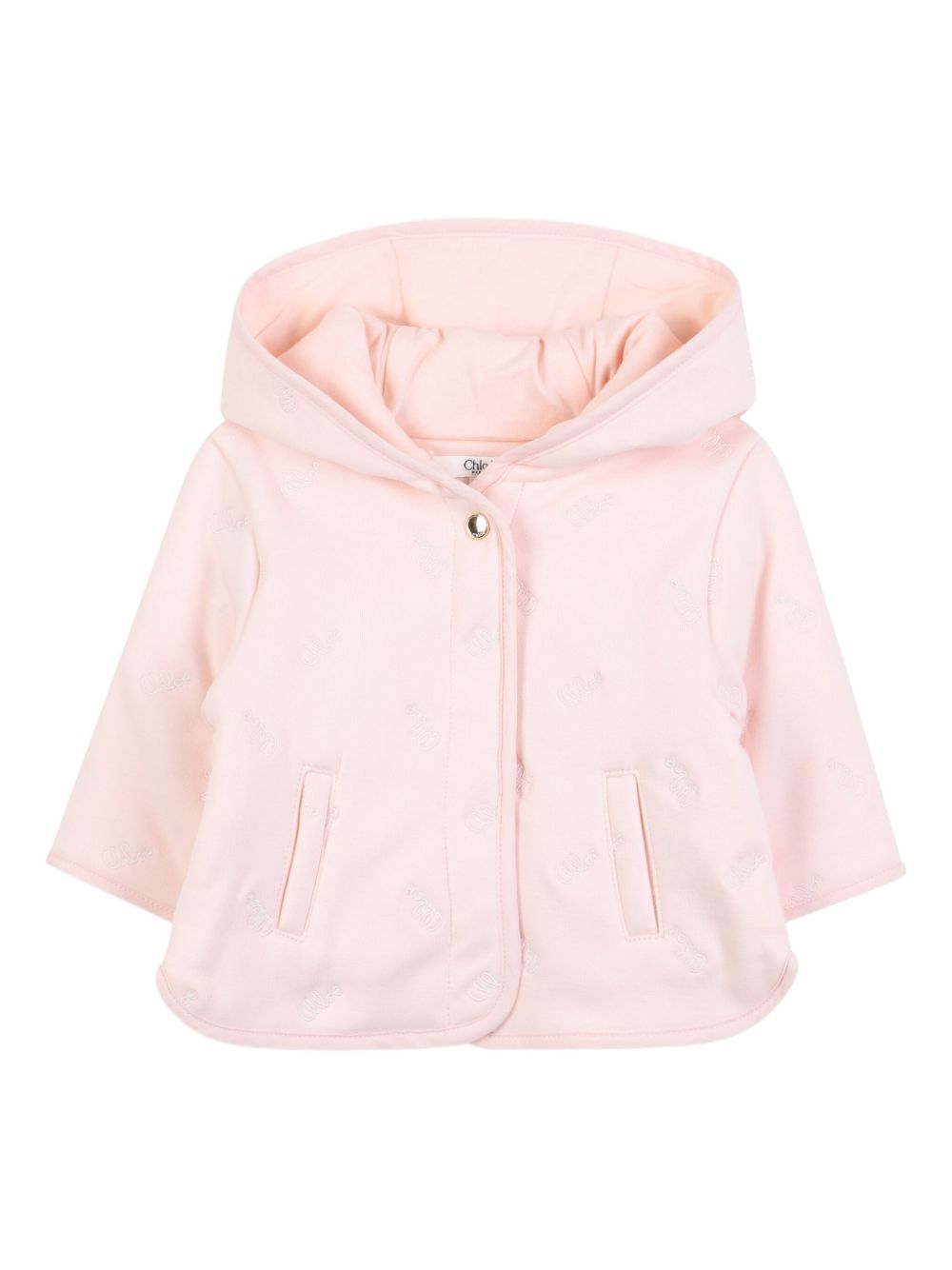 Set tuta sportiva e tutina per neonata Chloé Kids rosa con design a maniche lunghe C20782 45Q CHLOE' KIDS 