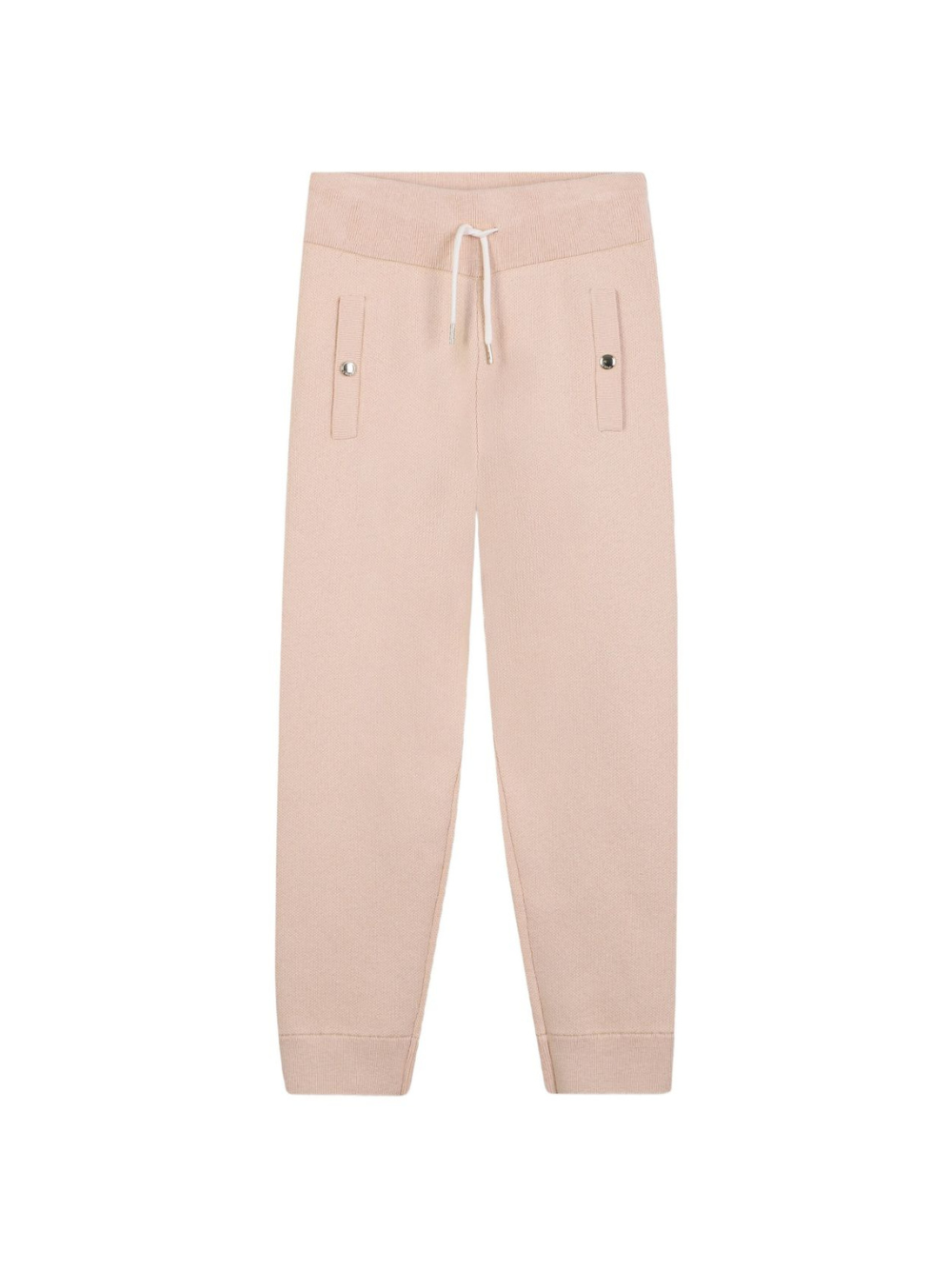 Pantaloni sportivi per bambina Chloé Kids beige con logo ricamato C20789 257 CHLOE' KIDS 