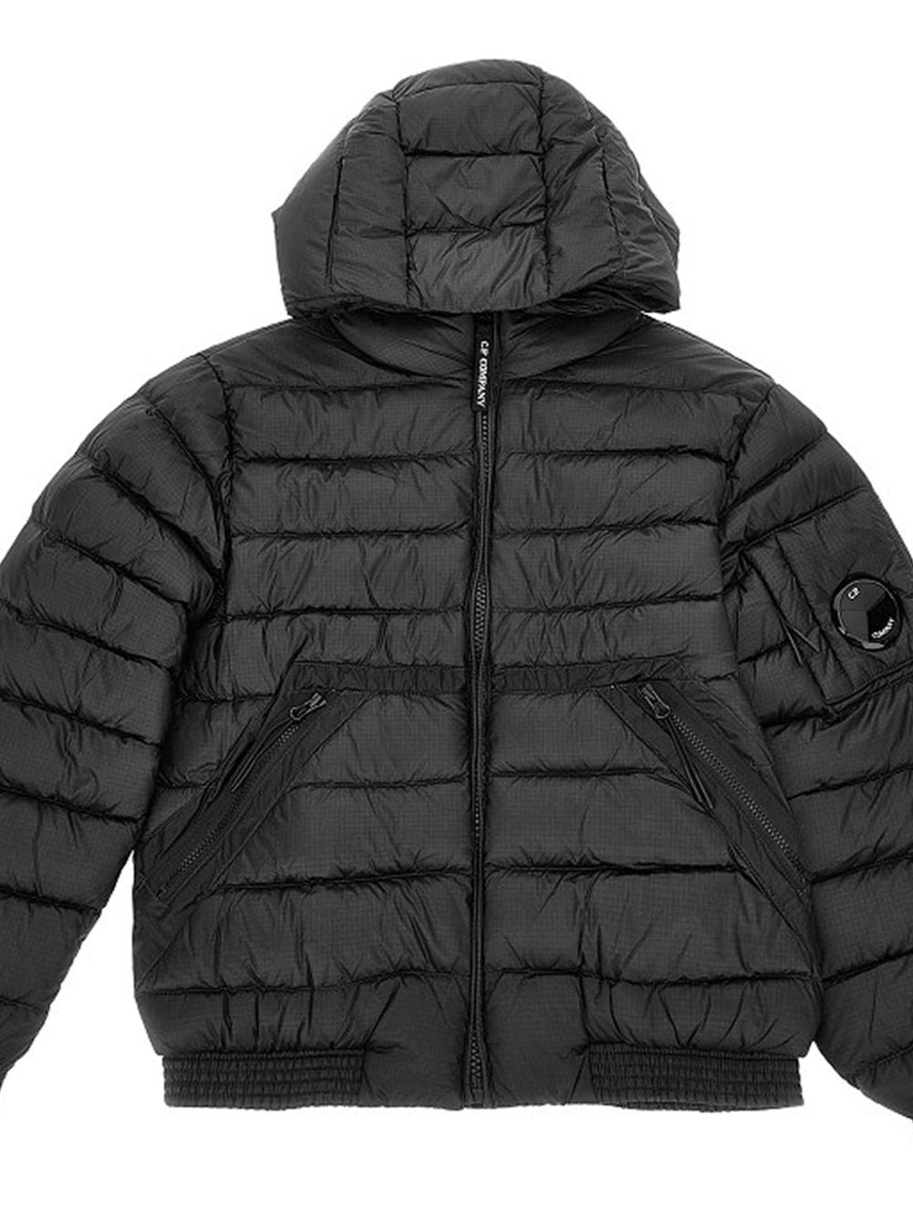 Giacca per bambino C.P. Company Kids nero con cappuccio CNS00SL3AB1 60100 C.P.COMPANY KIDS 