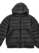 Giacca per bambino C.P. Company Kids nero con cappuccio CNS00SL3AB1 60100 C.P.COMPANY KIDS 